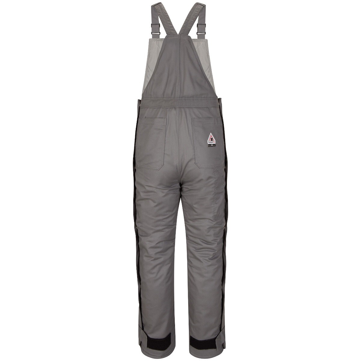 Insulated FR Bib Overall in EXCEL FR ComforTouch in gray